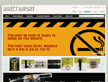 Tablet Screenshot of directimportwholesale.com
